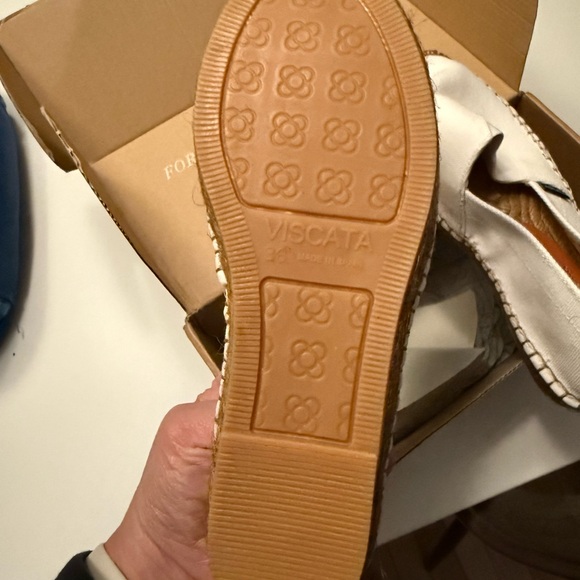 Viscata Barceloneta Canvas White Espadrille - Picture 2 of 5